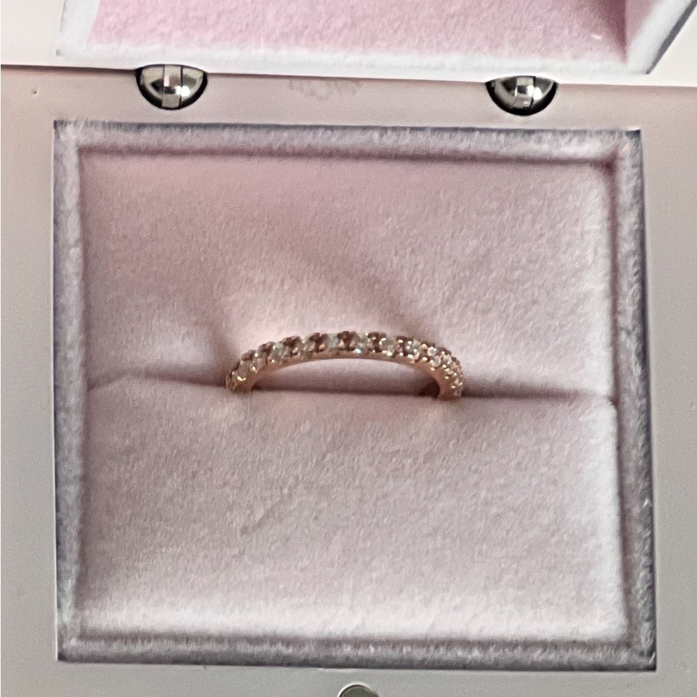 Engagement wedding ring set gold diamonds - Picture 13 of 16
